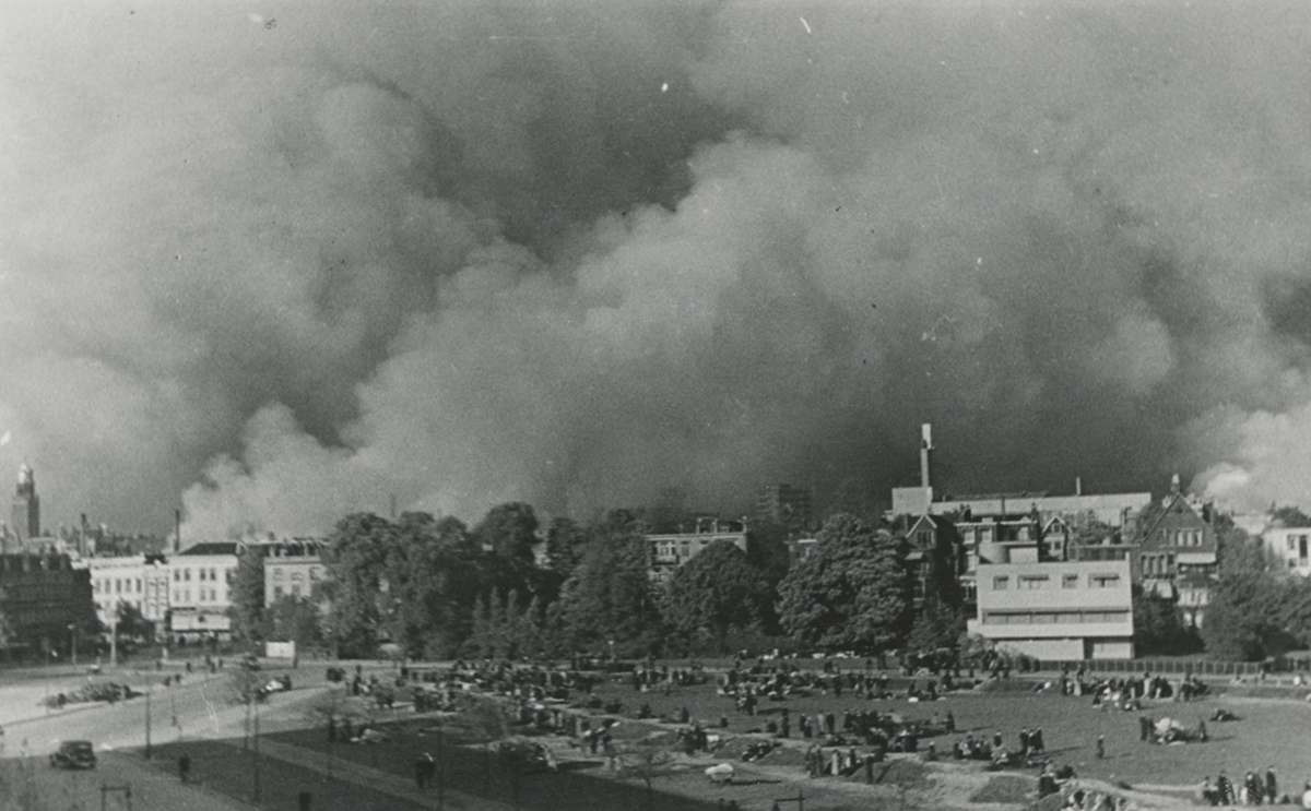 Bombardement Rdam- Land_van_Hoboken